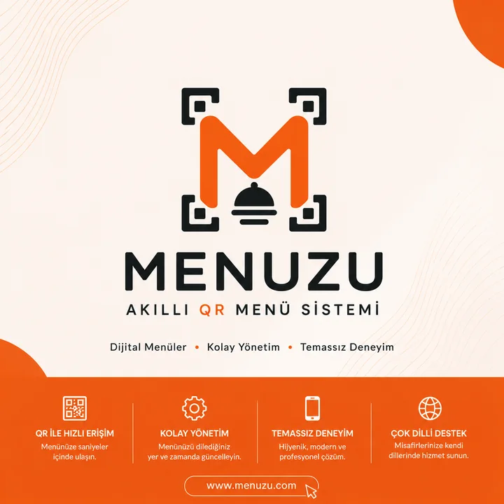 Menüzu akıllı QR menü sistemi