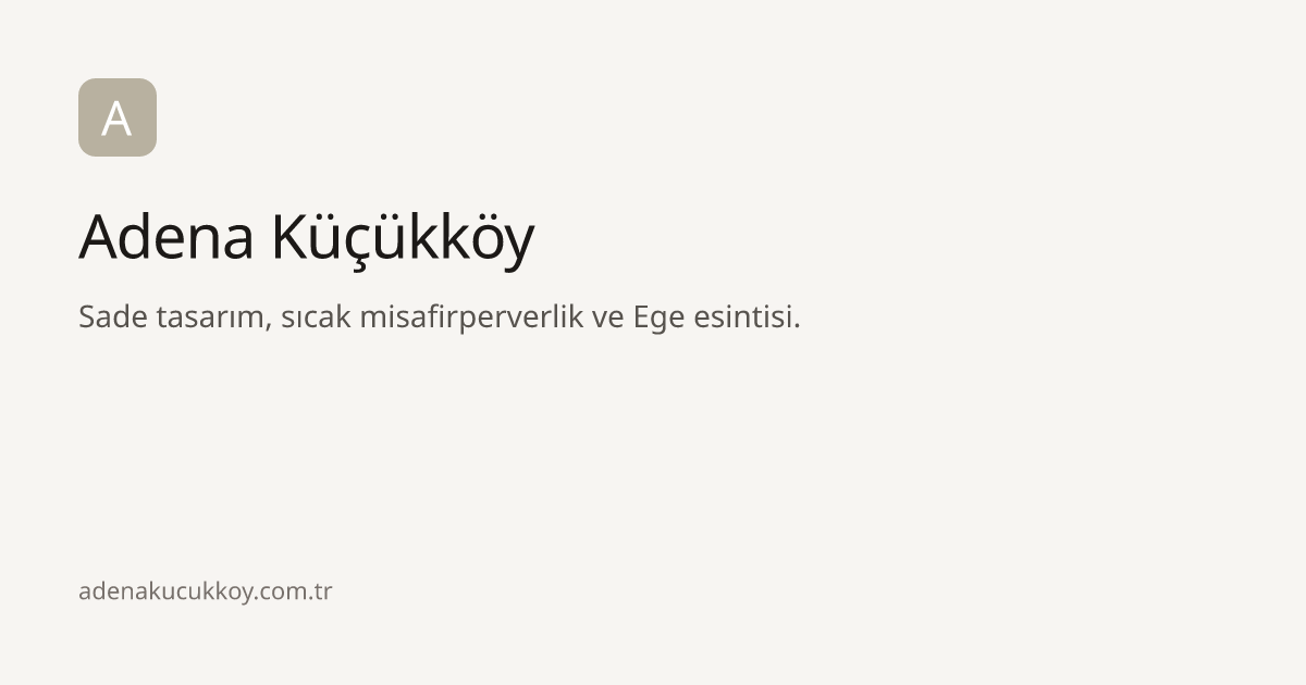 Adena Küçükköy