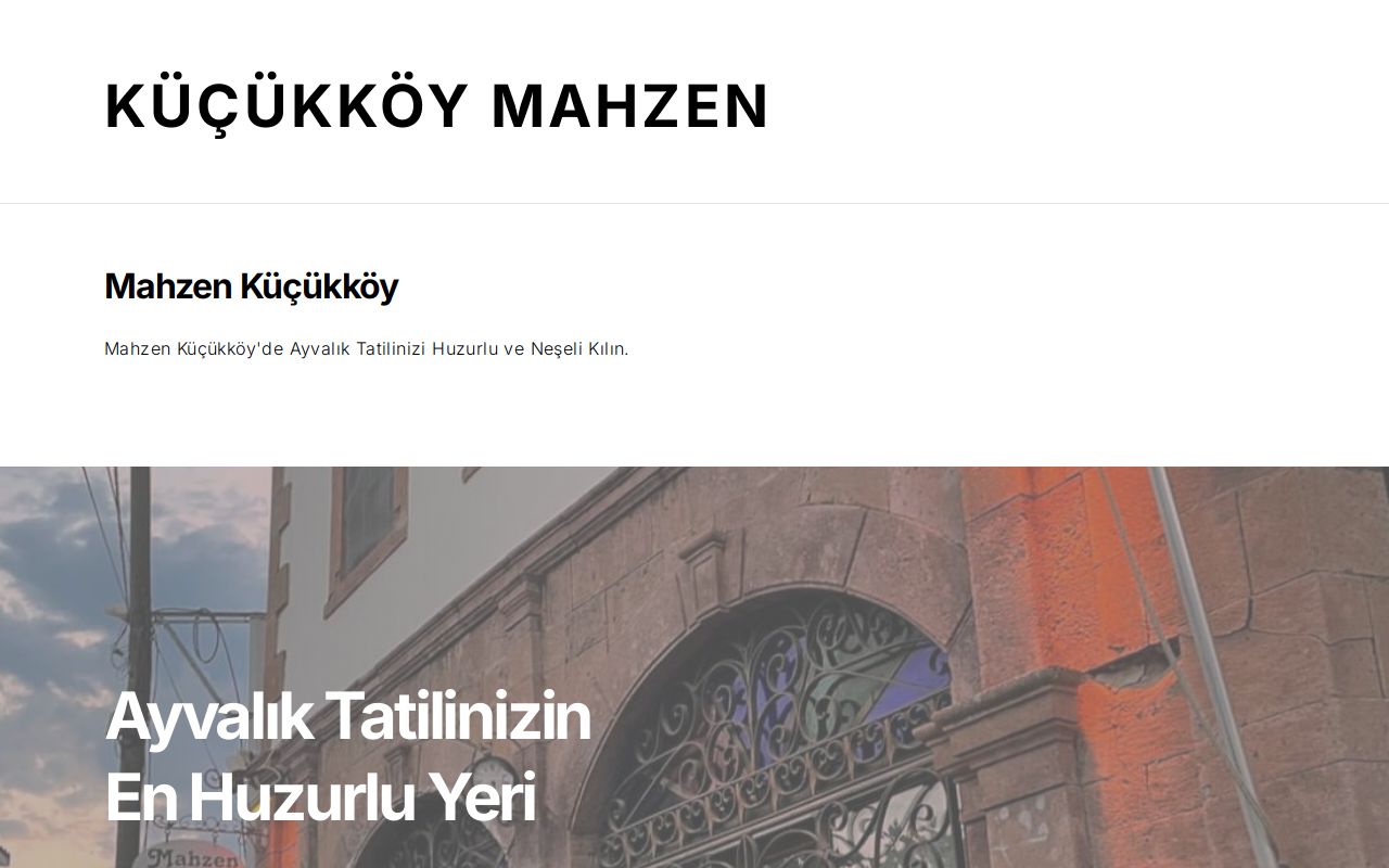 Mahzen Küçükköy otel & serpme kahvaltı